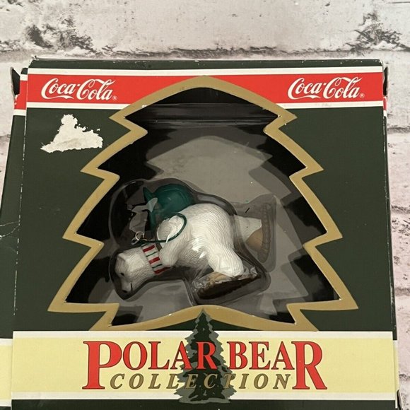 Coca Cola Holiday 994 Coca Cola Polar Bear Collection Ornament